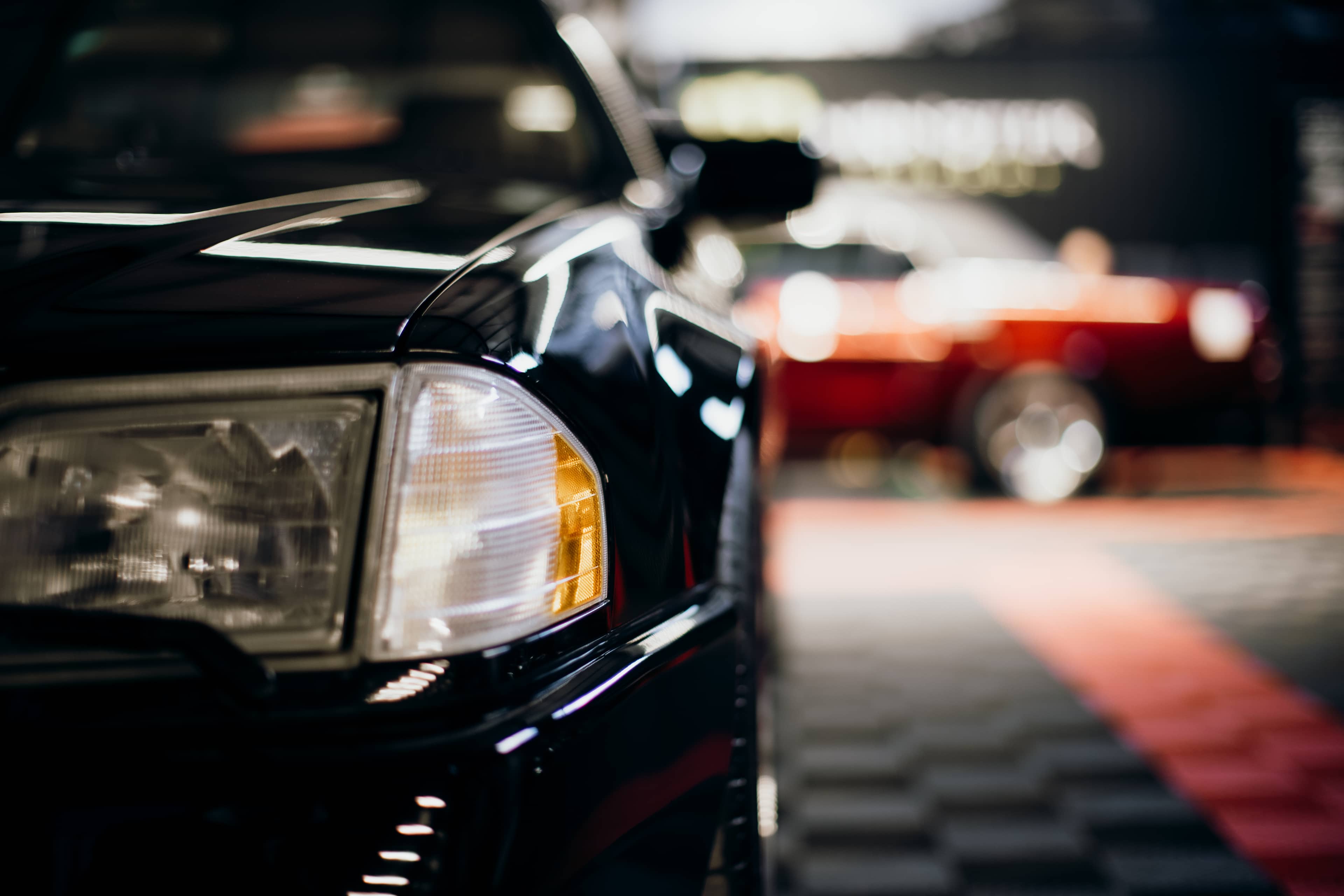 Mercedes 500 SL — exterior dinamic