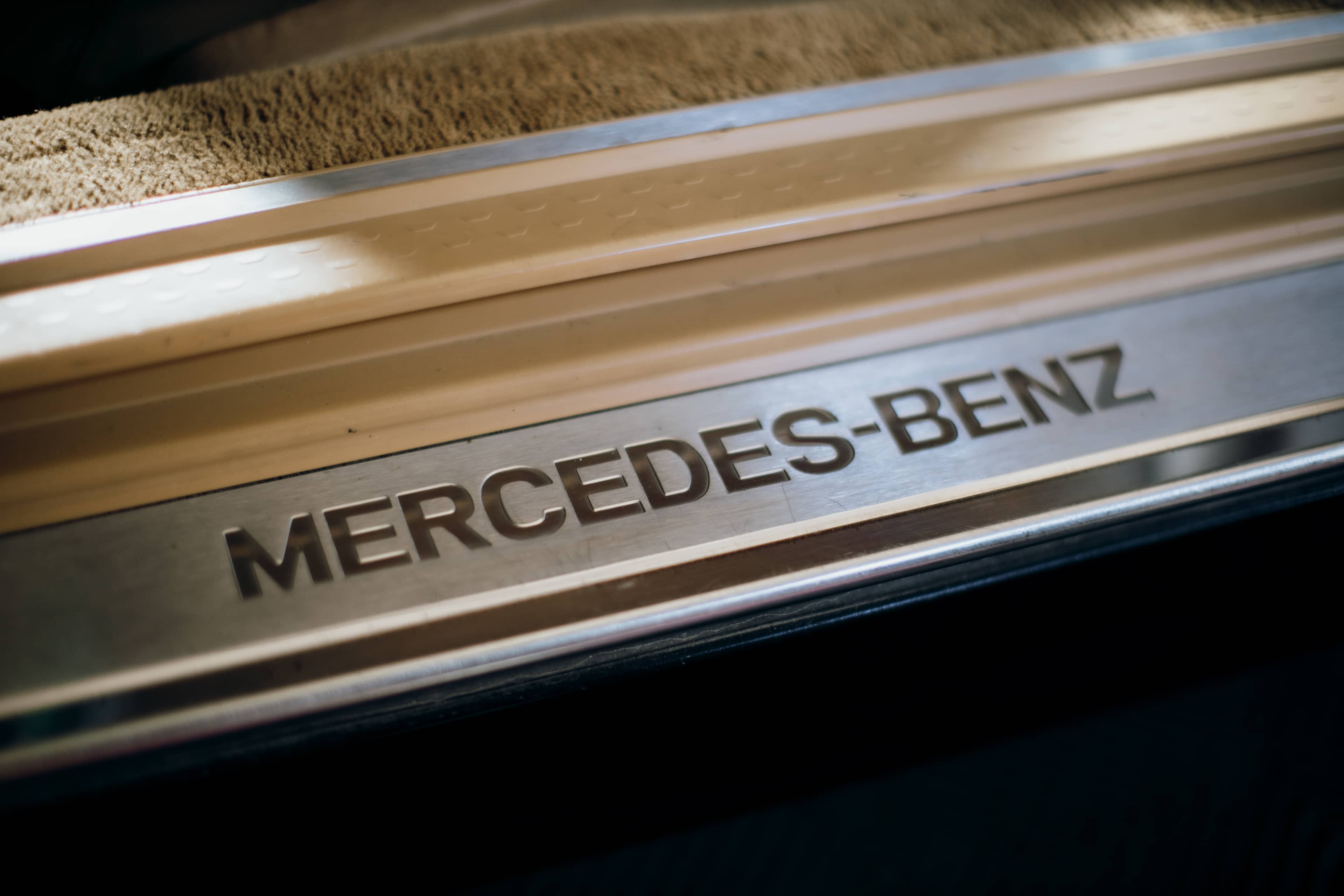 Mercedes 500 SL — interior plafon