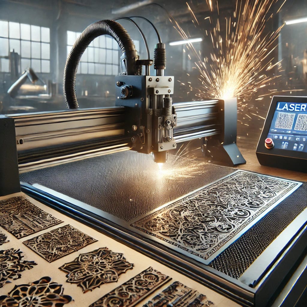 Gravură și debitare laser pe diverse materiale